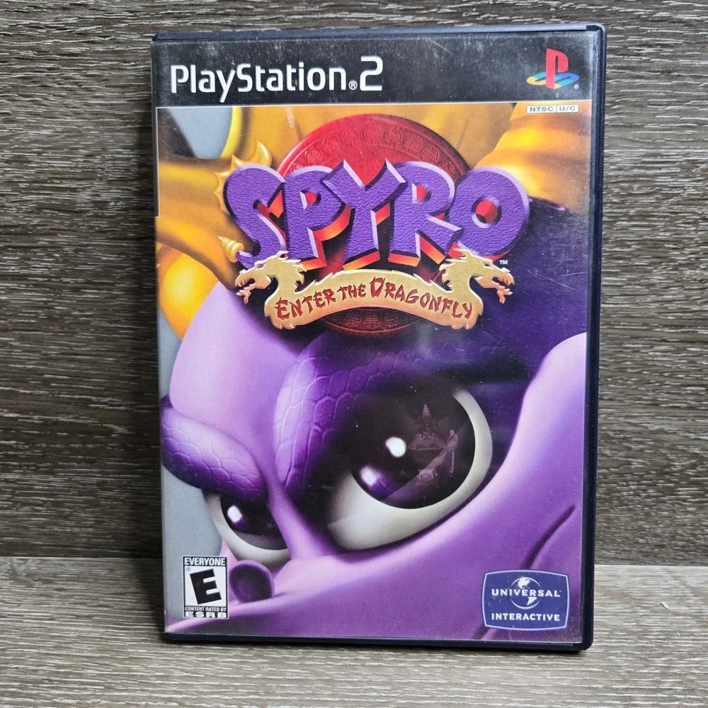 Spyro Enter the Dragonfly PlayStation 2  PS2 Complete CIB + Manual Tested Works